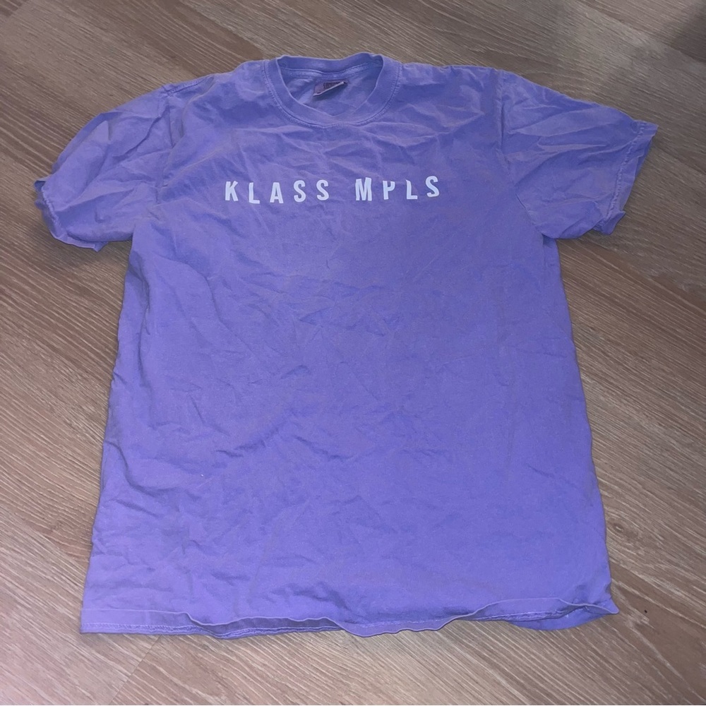 Comfort colors purple tshirt KLASS MPLS